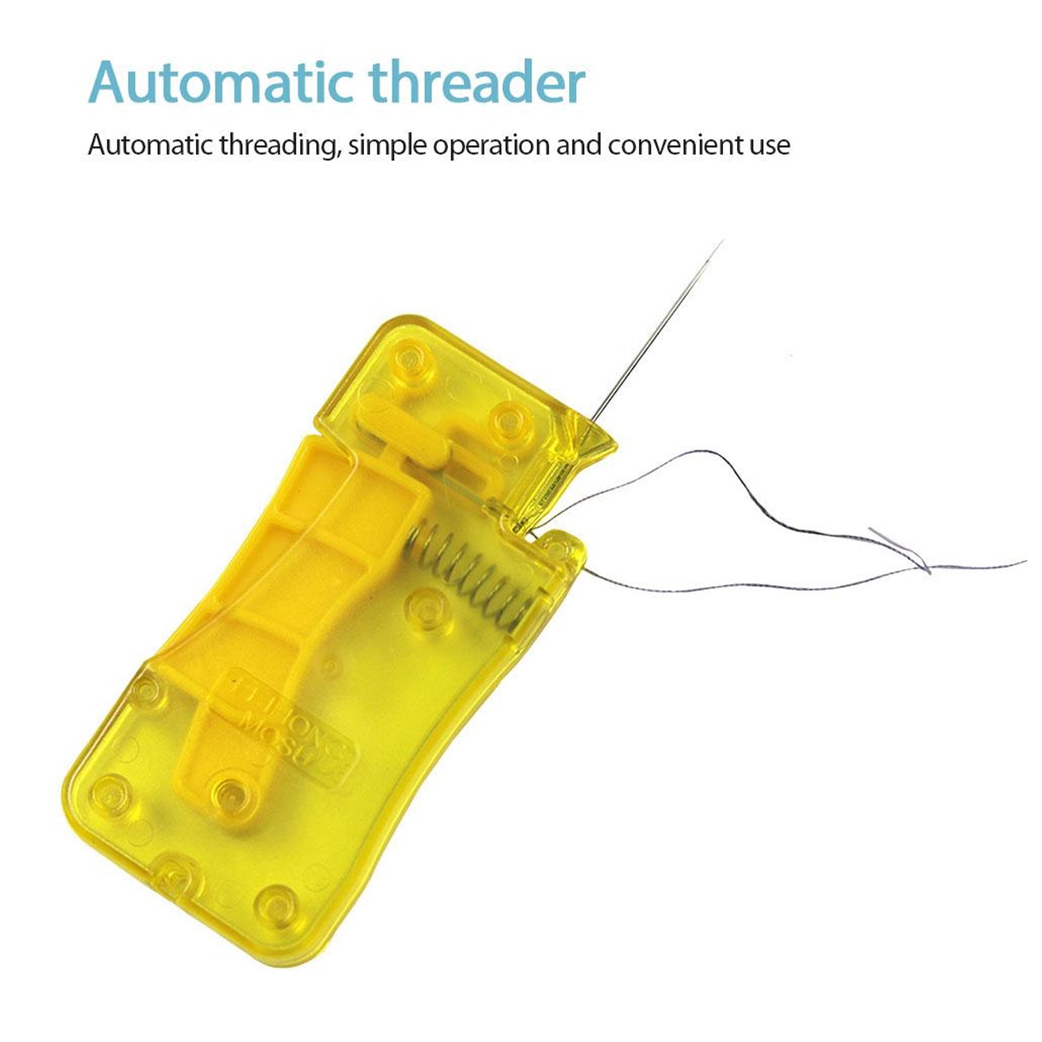 8456 Needle Threader, Stylish Appearance Comfortable Grip Lightweight Portable Automatic Needle Threader for Sewing for Home (1 Pc) 8456 Needle Threader, Stylish Appearance Comfortable Grip Lightweight Portable Automatic Needle Threader for Sewing for Home (1 Pc)